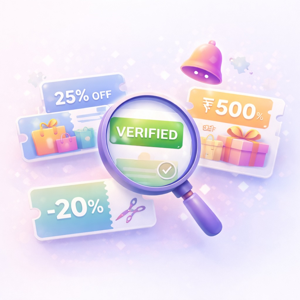 Auto-fetched verified coupons
